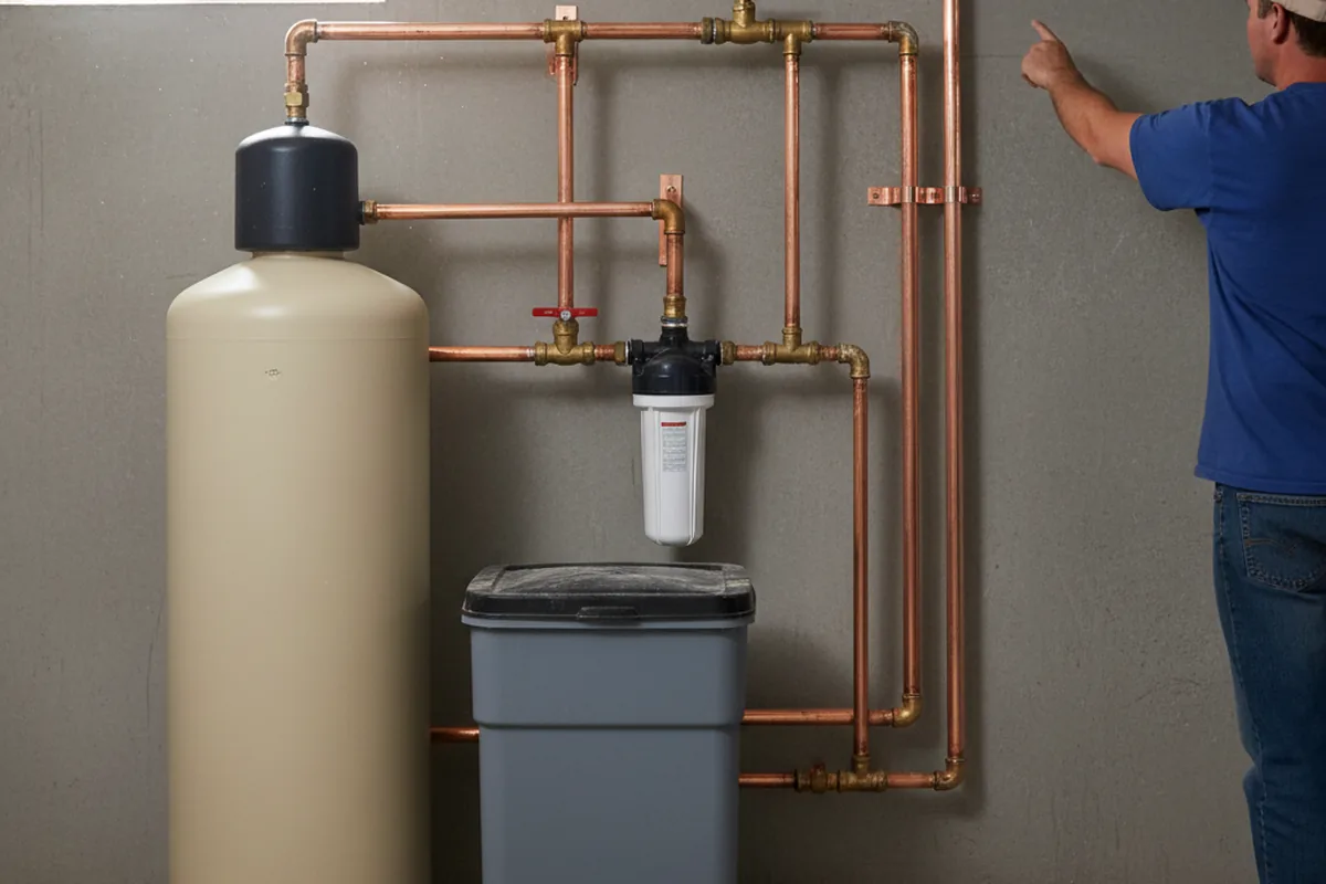 Whole-house water treatment system installed in Windsor